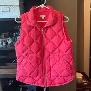 J Crew hot pink vest